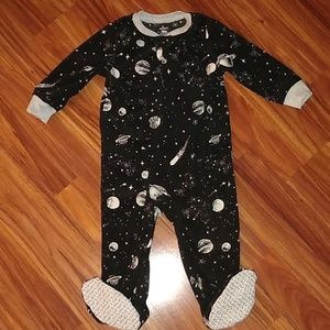 Space and planet fleece PJs